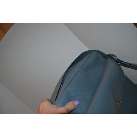 Vintage Tote Ocean Blue Mod with Strap - Picture 4 of 6